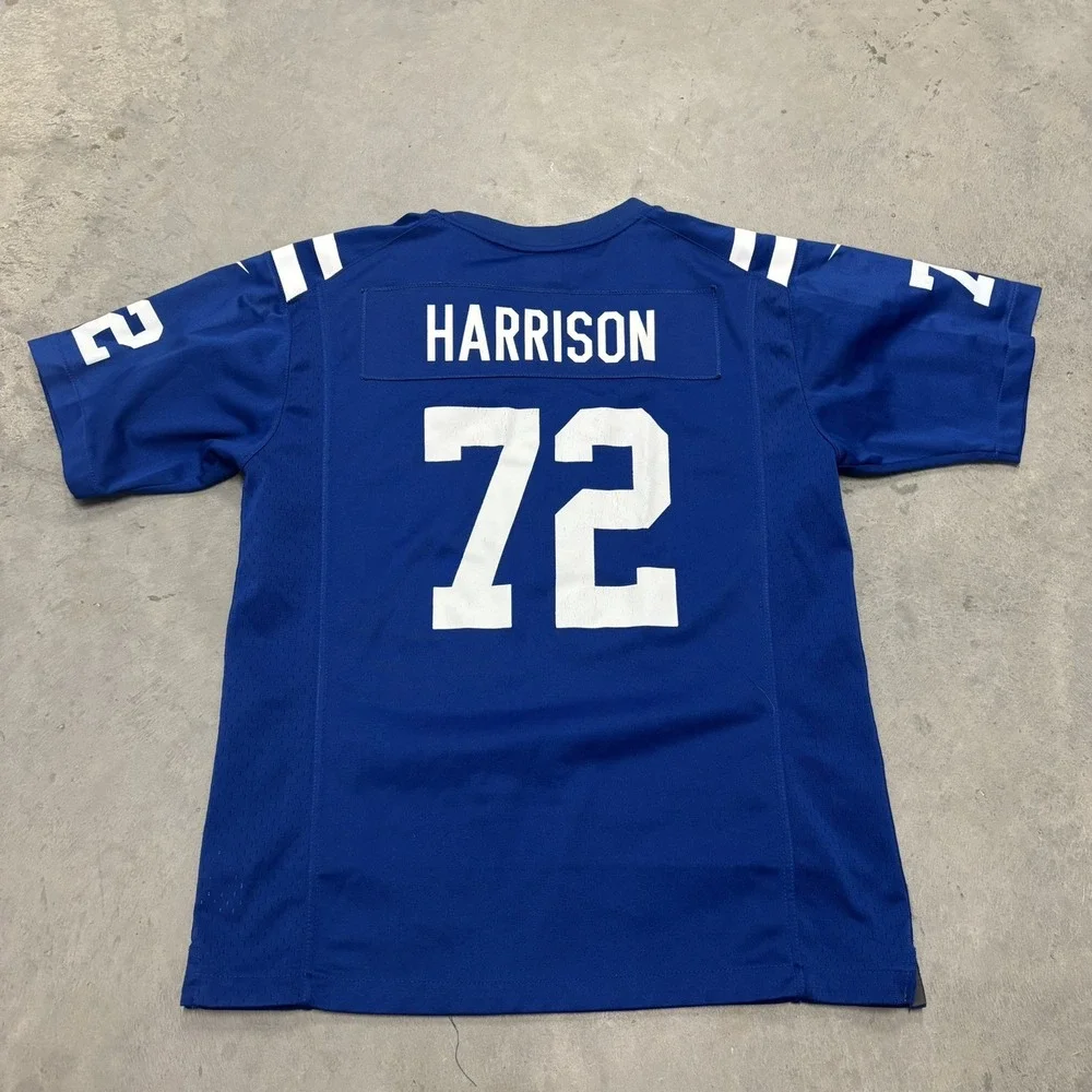Nike On Field Indianapolis Colts Jersey Youth Large NFL #72 Harrison